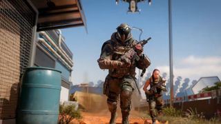 Call of Duty: Black Ops 7 multiplayer reveal screenshots show combat, weapons, score streaks, and maps.