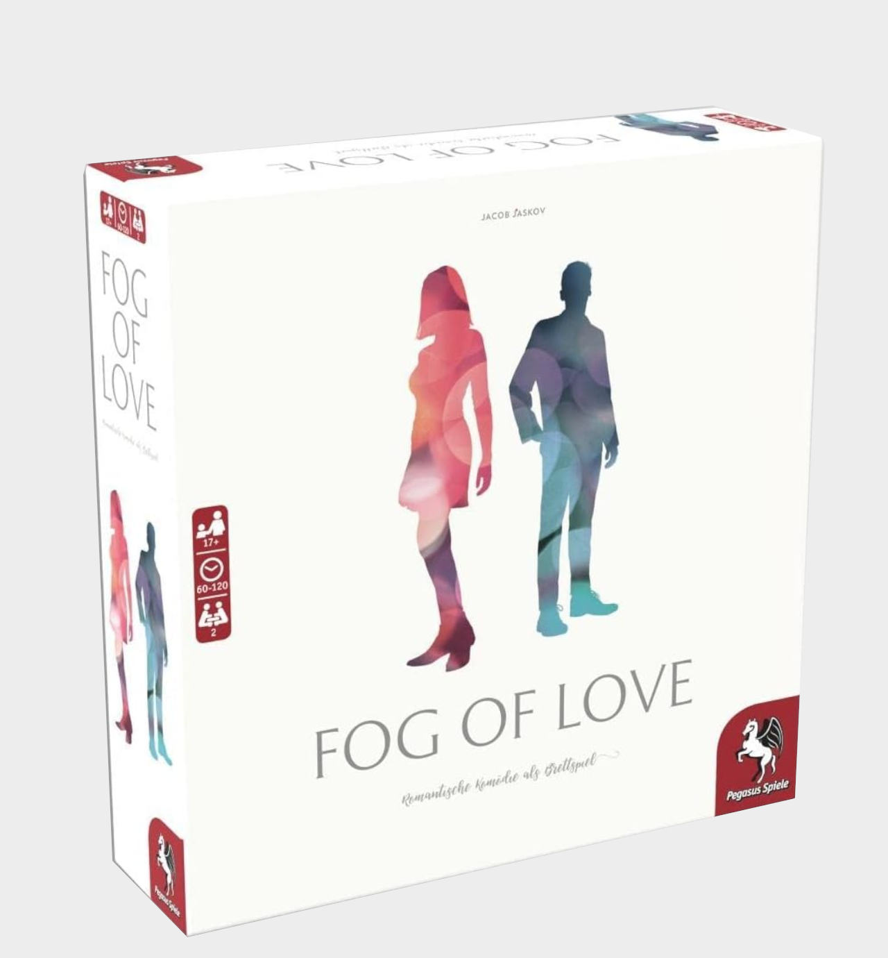 Fog of Love box on a plain background