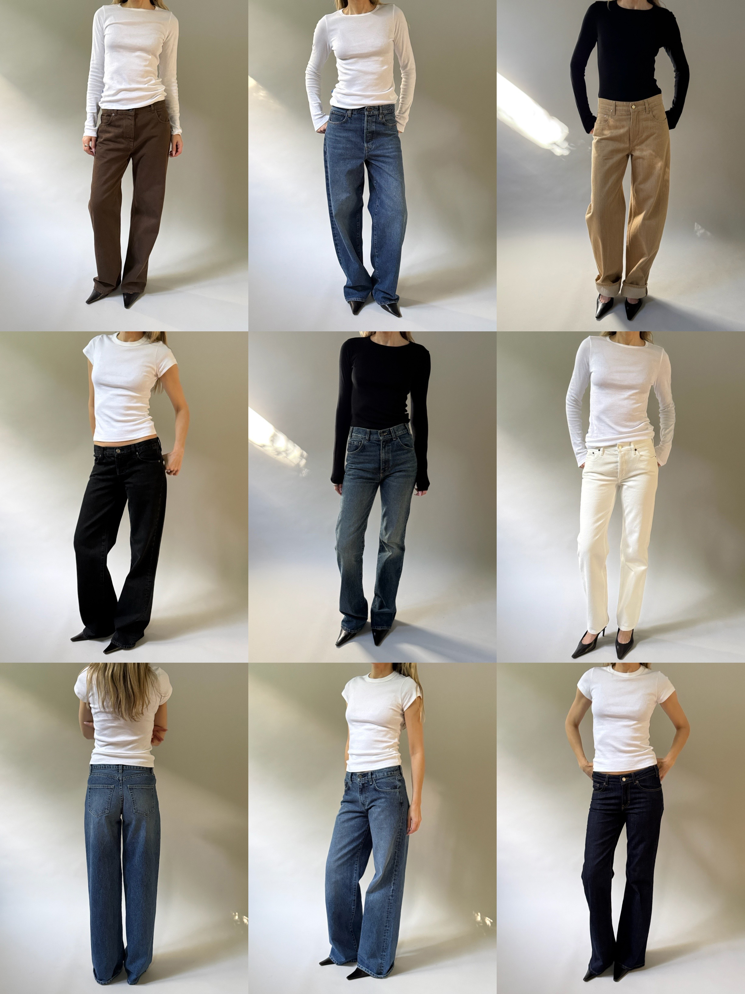 Angela Fink's denim and t-shirt looks for spring