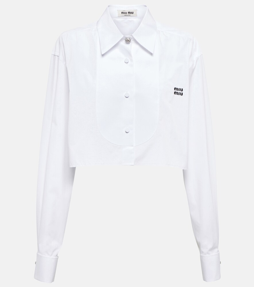 Cropped Cotton Shirt