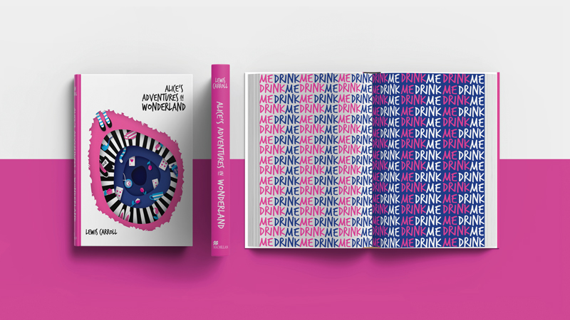 Sparrow worked on this collaborative branding cover concept for Alice in Wonderland   