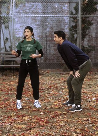 Jennifer Aniston and David Schwimmer.