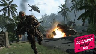 Screenshot of Crysis for TechRadar's PC Gaming Week 2021