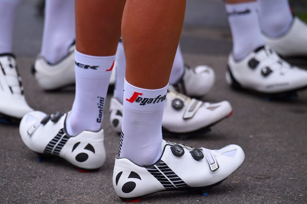 New shoes for the Trek-Segafredo riders