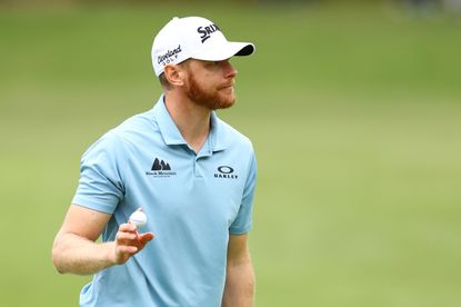 Sebastian Söderberg acknowledges the crowd during the ISPS Handa Championship