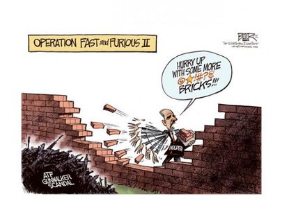 
Holder's fast and furious response

