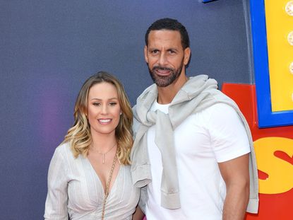 Kate and Rio Ferdinand pose on the red carpet