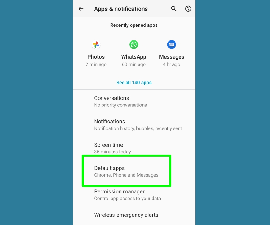 how to change default browser - android advanced