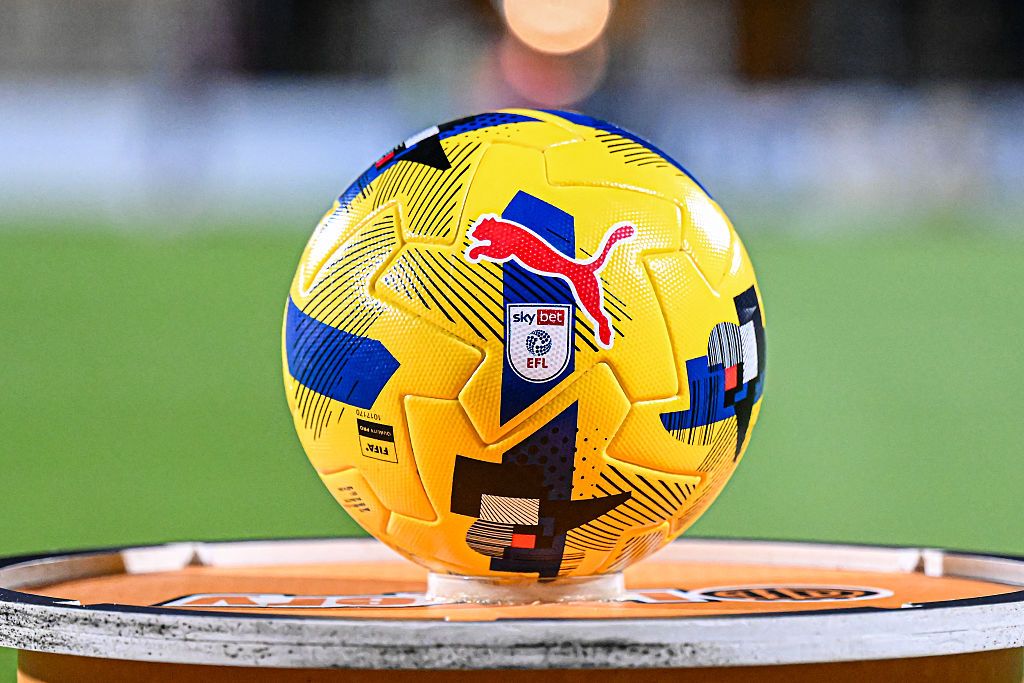A Puma match ball with the Sky Bet logo is present during the Sky Bet League 2 match between Cambridge United and Accrington Stanley at the Cledara Abbey Stadium in Cambridge, on December 20, 2025. (Photo by Kevin Hodgson/MI News/NurPhoto)