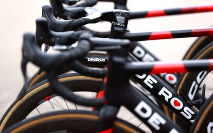 Image of De Rosa bikes lined up