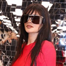 Kylie Jenner attends the Acne Studios Womenswear Spring/Summer 2024 show as part of Paris Fashion Week on September 27, 2023 in Paris, France. 