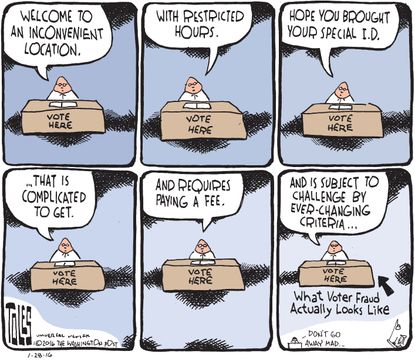Political Cartoon U.S. Decision 2016