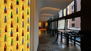 The 10,000-square-foot, two-level, 278-seat restaurant includes separate bar and lounge spaces, two private dining rooms, a sushi bar, and an outdoor terrace.