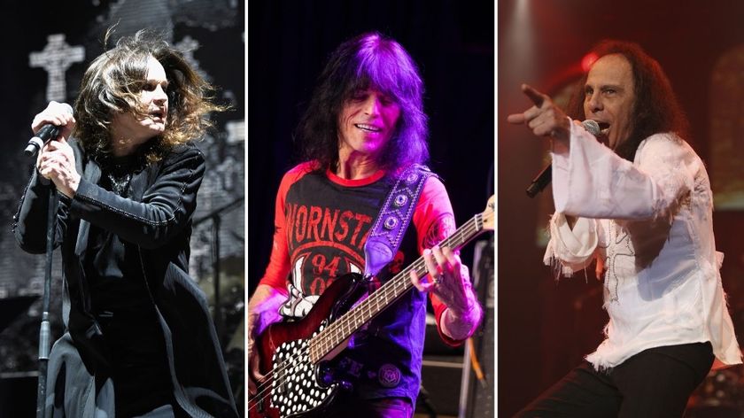 Rudy Sarzo, Ozzy Osbourne, and Ronnie James Dio