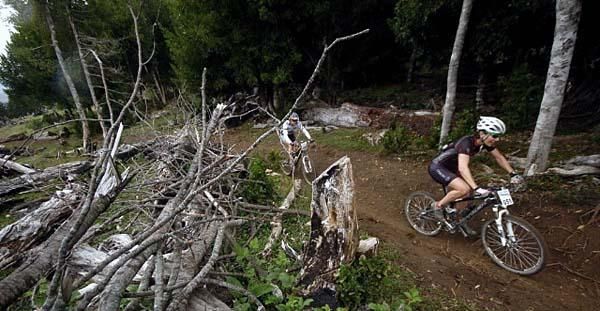 Jenny Smith racing in the Trans Andes