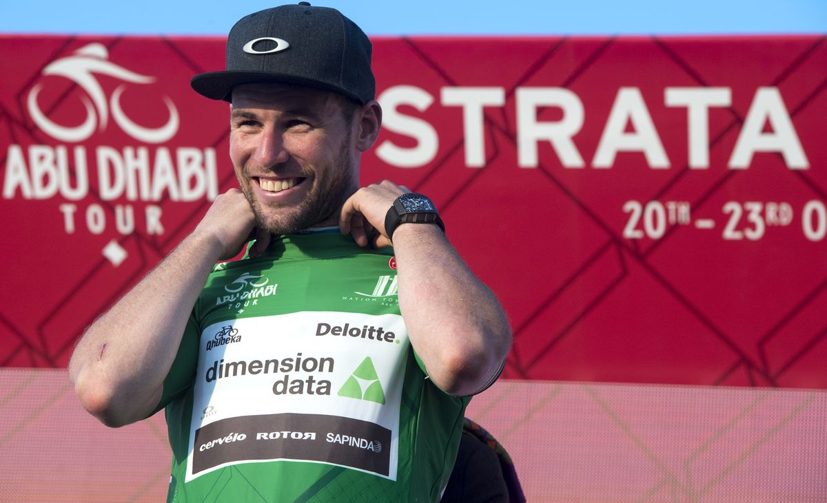 Mark Cavendish (Dimension Data) leads the points classification