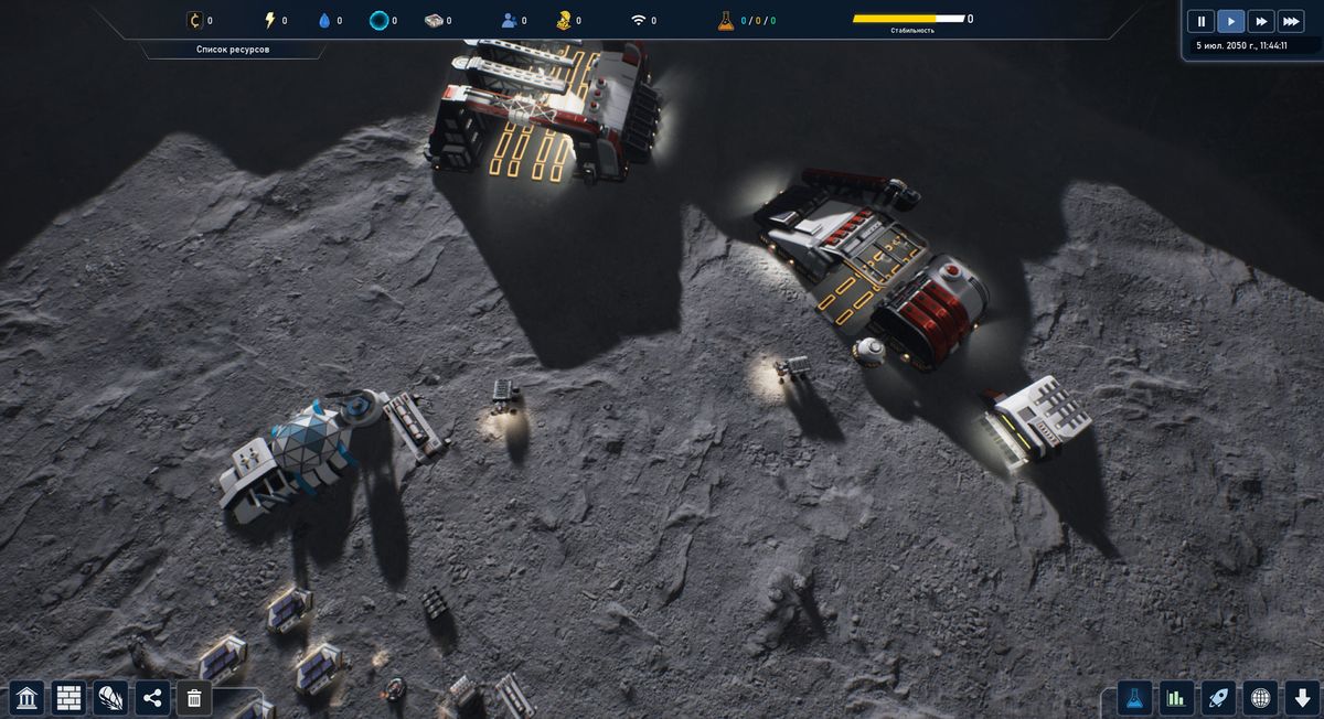 Image from lunar colony game The Crust