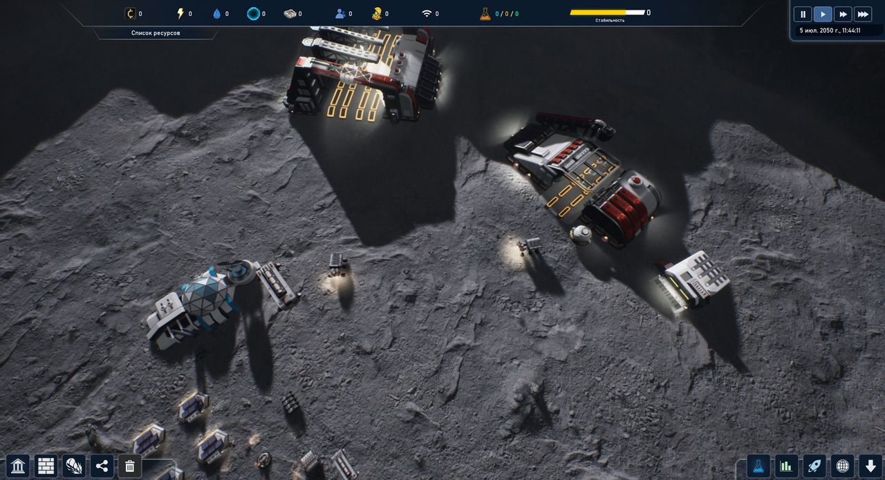 Image from lunar colony game The Crust