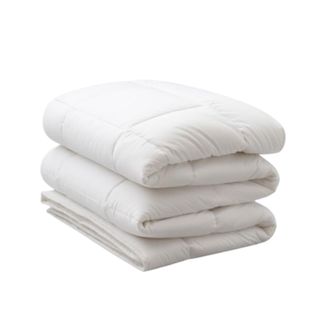 A white Purple TempBalance™ Duvet, folded