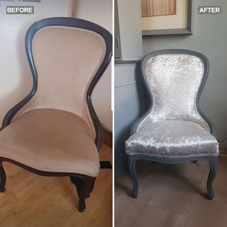 chair makeover image before and after