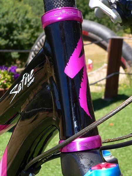 Many of Specialized's bikes will also features custom-finished headsets.