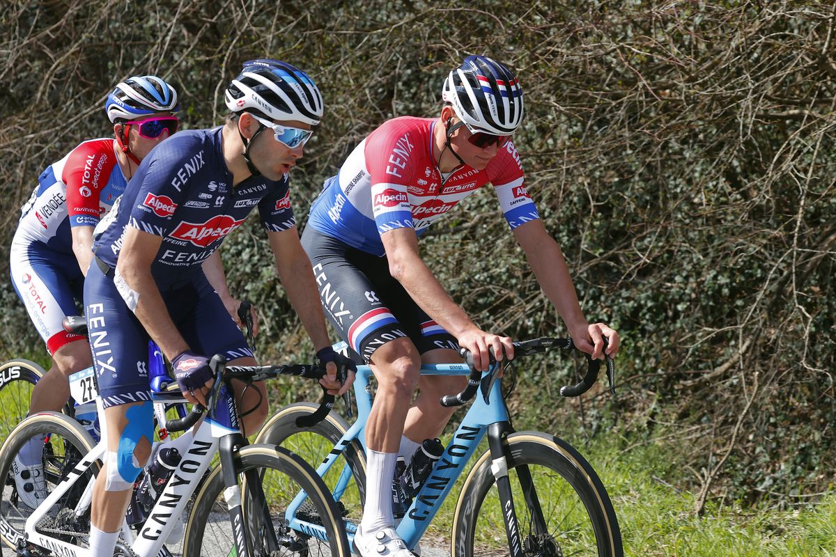 Tirreno Adriatico 2021 - 56th Edition - 4th stage Terni - Prati di Tivo 148km - 13/03/2021 - Mathieu Van Der Poel (NED - Alpecin-Fenix) - photo Luca Bettini/BettiniPhoto&Acirc;&copy;2021