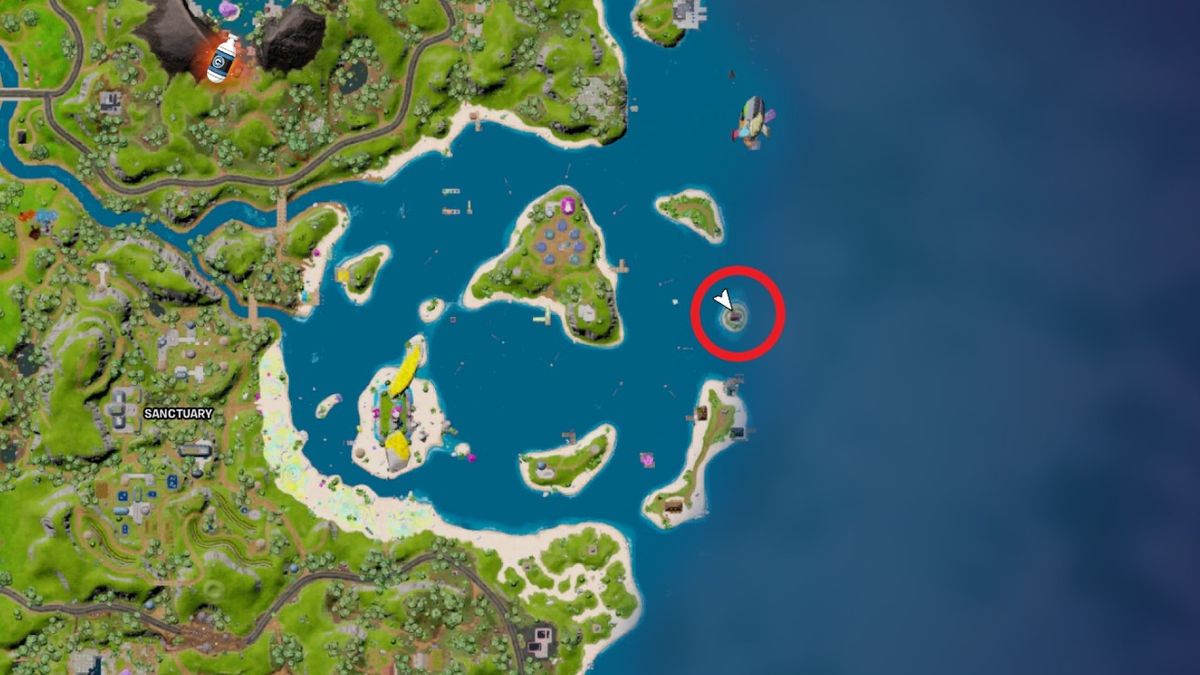 Fortnite Bulma location for Kamehameha