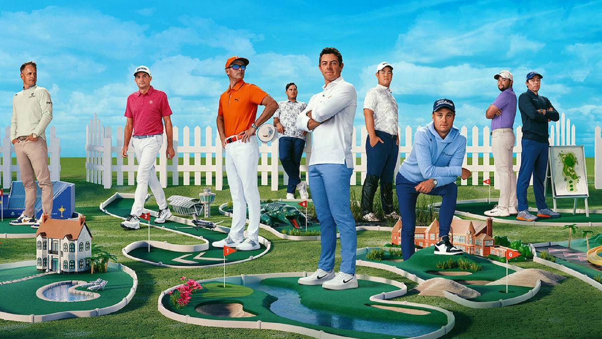 Promotional image for &quot;Full Swing&quot; season 2 on Netflix