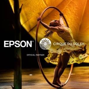 Epson is the official projector partner of Cirque du Soleil.