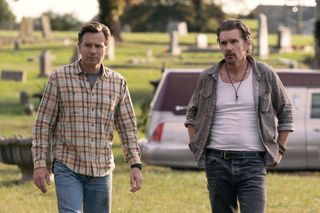  Raymond & Ray on Apple TV Plus with Ewan McGregor and Ethan Hawke as troubled brothers attending their father's funeral.
