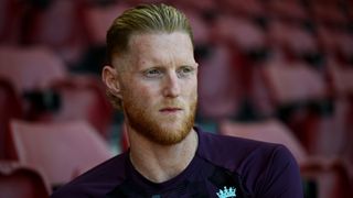 ADELAIDE, AUSTRALIA - DECEMBER 16: England captain Ben Stokes speaks to the BBC after a press conference at Adelaide Oval on December 16, 2025 in Adelaide, Australia.
