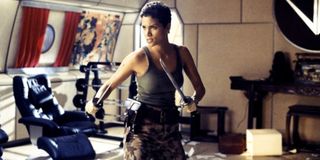 Halle Berry ready to fight with swords in Die Another Day.