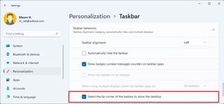 Disable desktop button in Taskbar