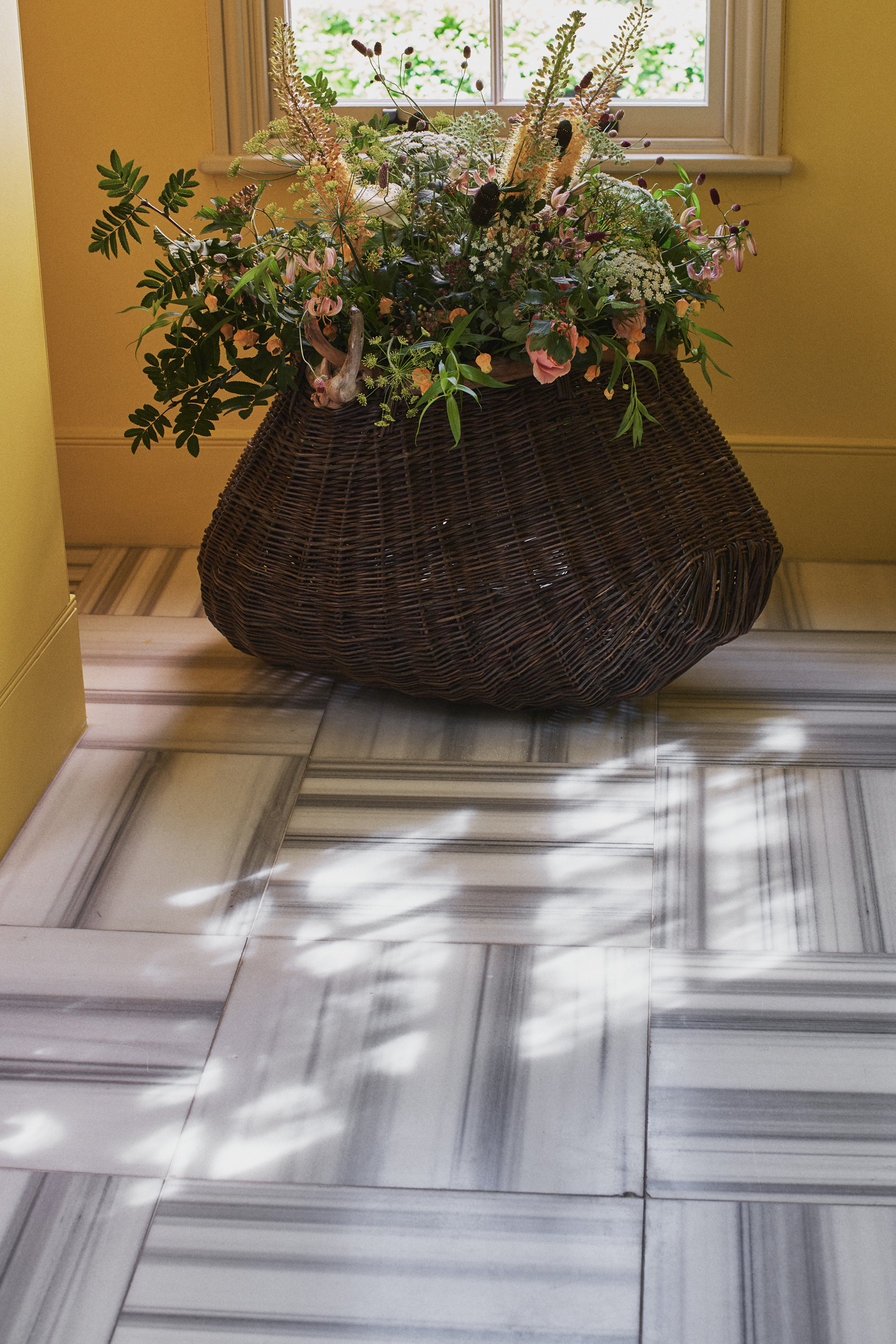 Joe Hogan basket, JW Anderson for Ruinart 1729 hotel
