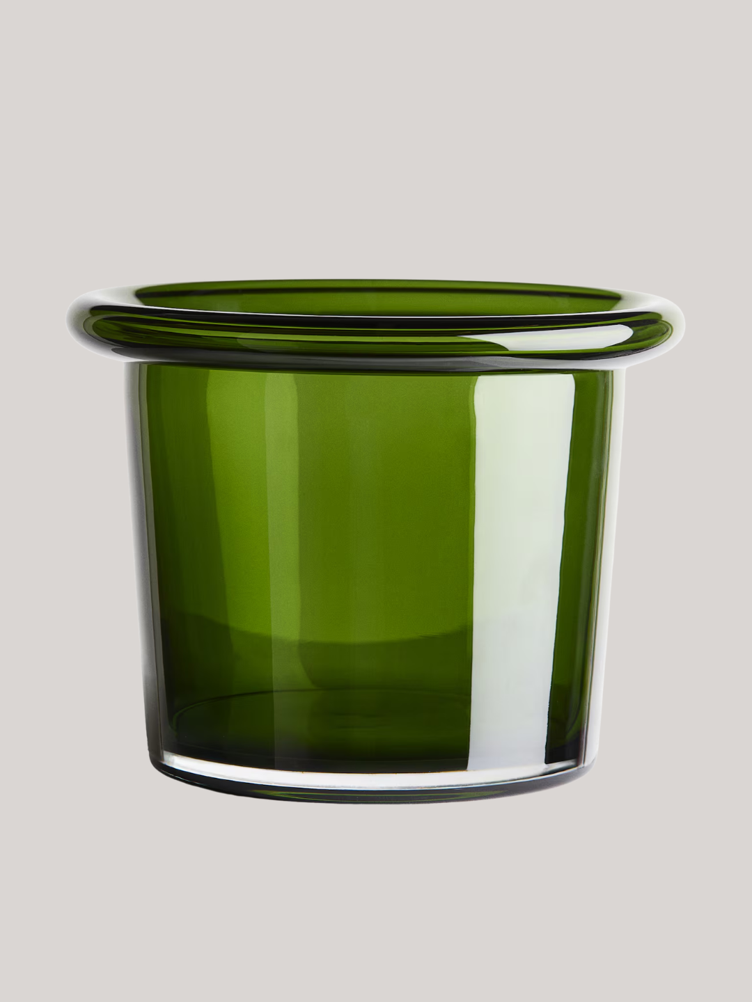 A green glass plant pot from H&amp;amp;M