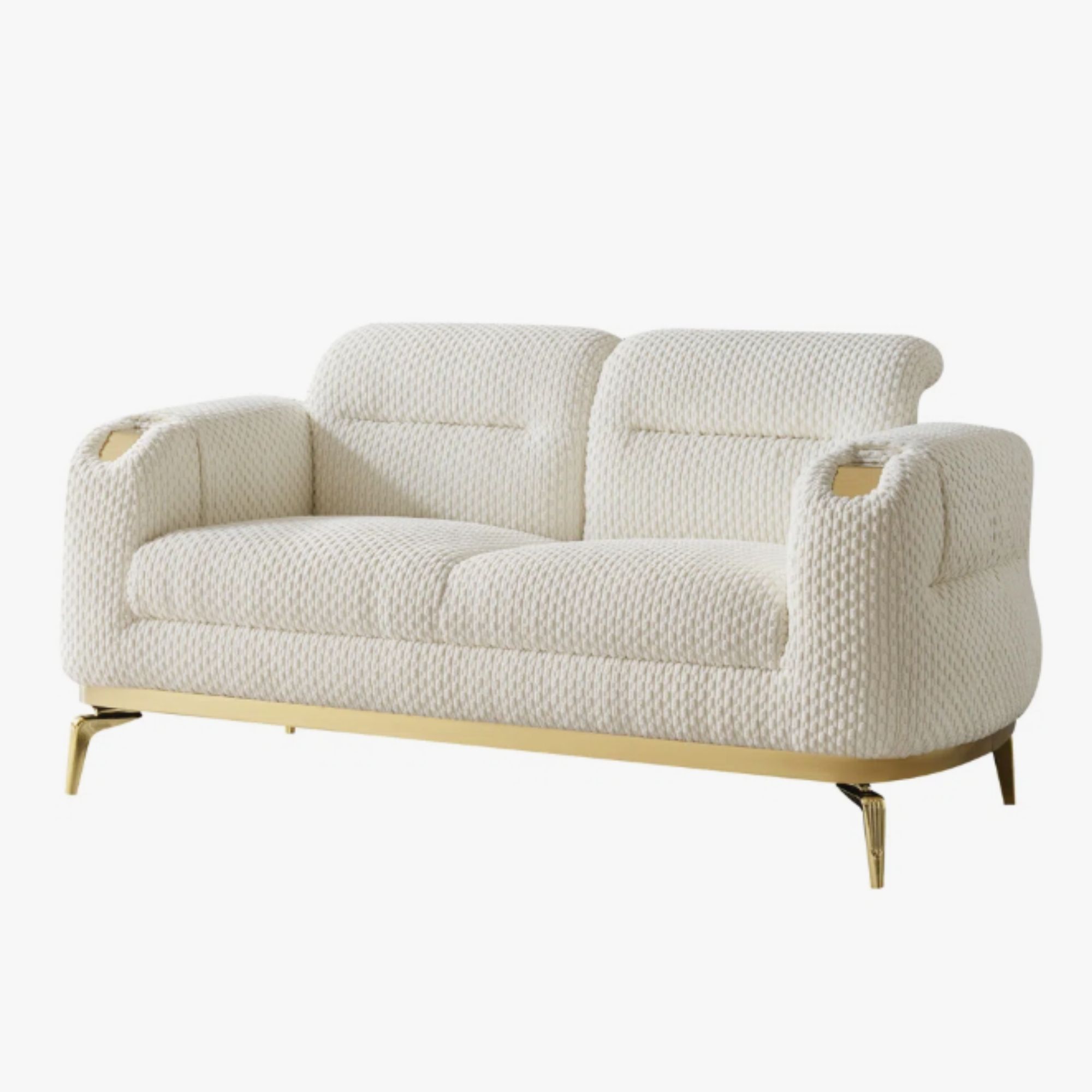 Zoe Modern Style Loveseat