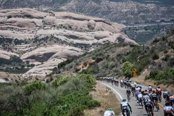 The descent midway through the stage