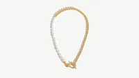 Baroque Beaded T-Bar Necklace: was $420 now $294 (save $126) | Missoma
