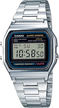 Casio Men’s A158WA-1 Unisex Watch | $109 $44.55