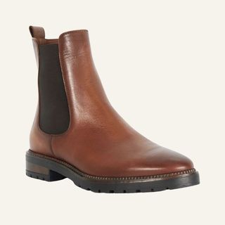 Poema - Tan Cleated Sole Chelsea Boots