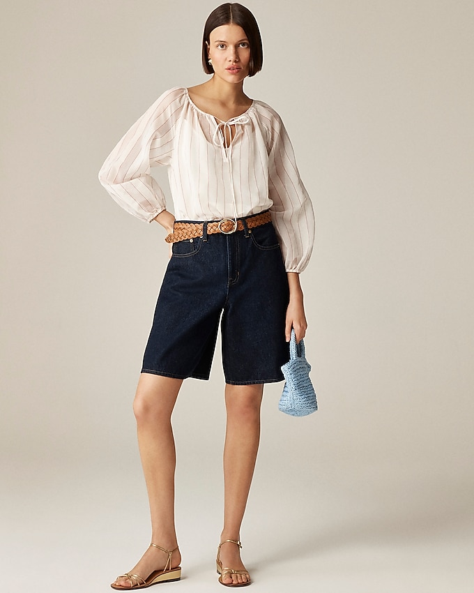 Denim Trouser Short