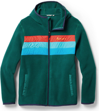 Cotopaxi Teca Full-Zip Fleece Hoodie: was $140 now $69 @ REI
If you're not familiar with Cotopaxi, allow me to drop some knowledge: The brand is based out of Salt Lake City, Utah, and has been making colorful, retro-inspired gear for outdoor adventurers since 2014. One of the few outerwear companies with a brand aesthetic that truly stands out from the pack, the Teca Fleece exemplifies everything Cotopaxi is about: high-tech comfort and style.&nbsp;
Price check: $78 @ Cotopaxi