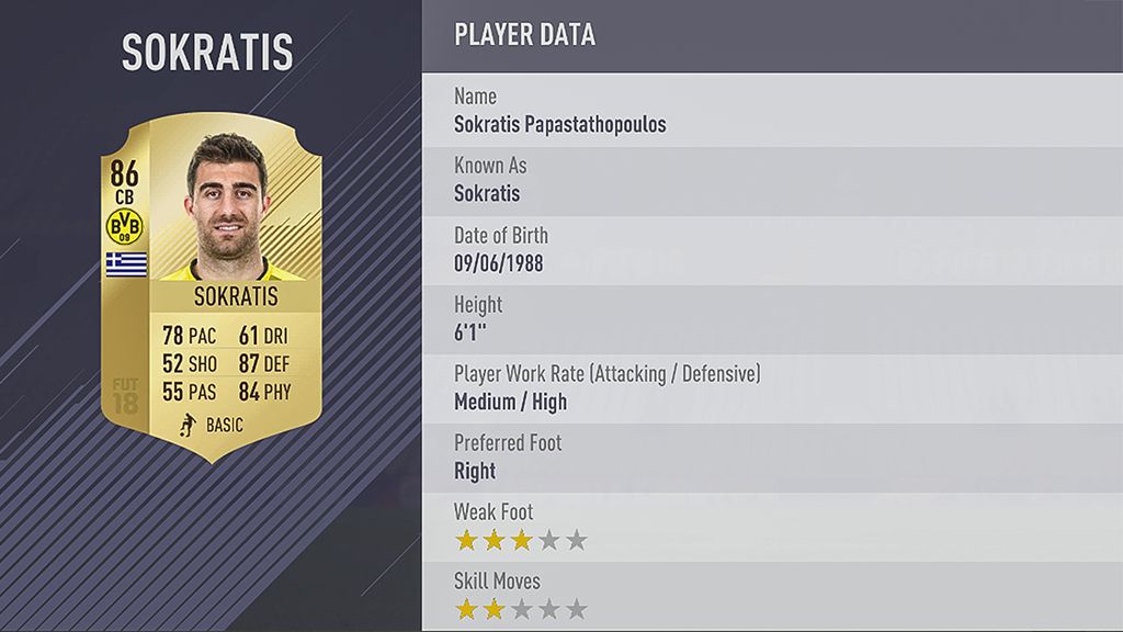 Sokratis FIFA 18