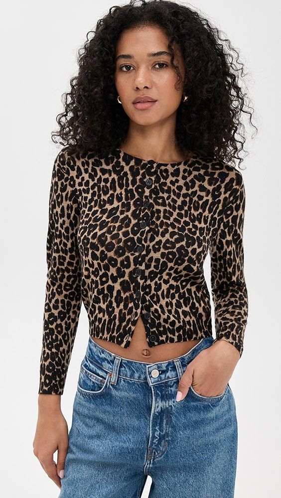 Reformation Bernadette Crew Cardigan