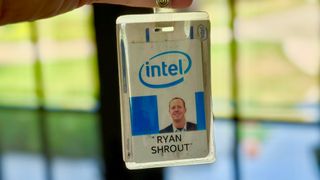 Ryan Shrout's Intel badge 