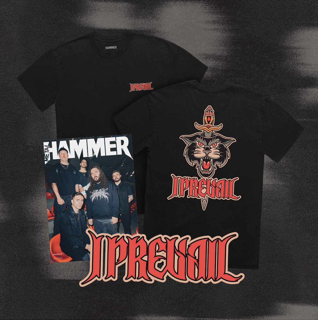 I Prevail on the cover of Metal Hammer, plus a t-shirt featuring the band logo
