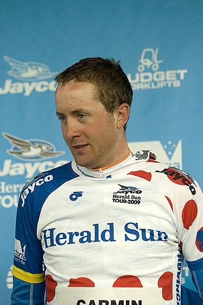 Garmin Slipstream's Tom Peterson has sewn up the Herald Sun King of the Mountain's Championship.