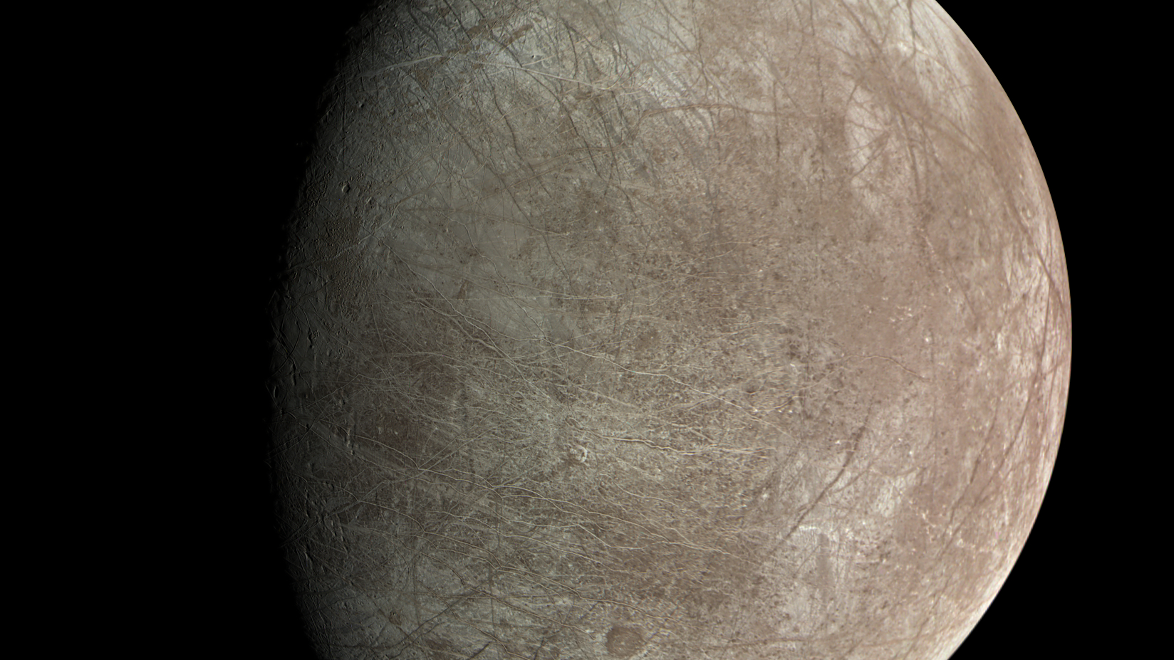NASA’s Juno probe captures fascinating high-resolution images of Jupiter’s icy moon Europa Space