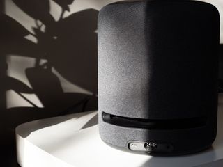 Amazon Echo Studio in shadow