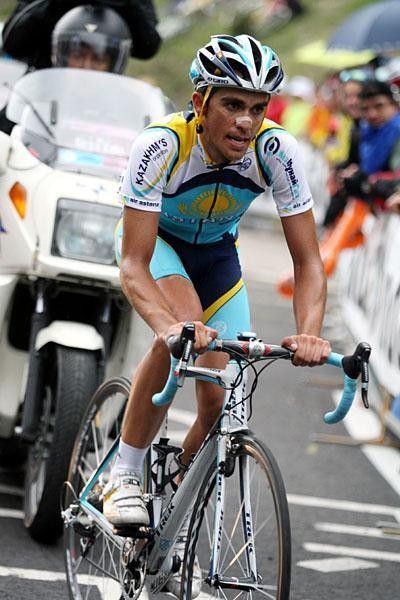 Contador had some trouble breathing and lost a good half minute.